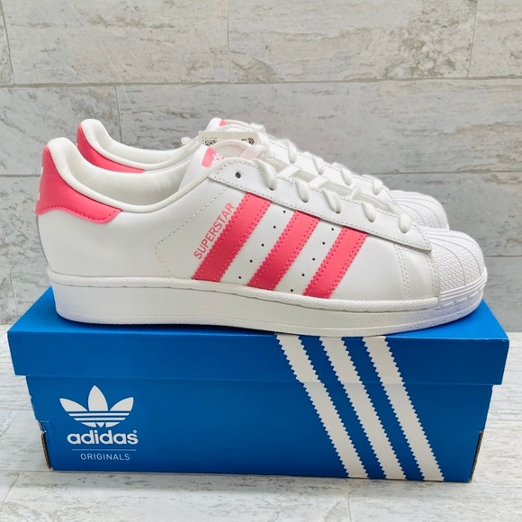 adidas Shoes - Adidas Superstar White & Hot Pink